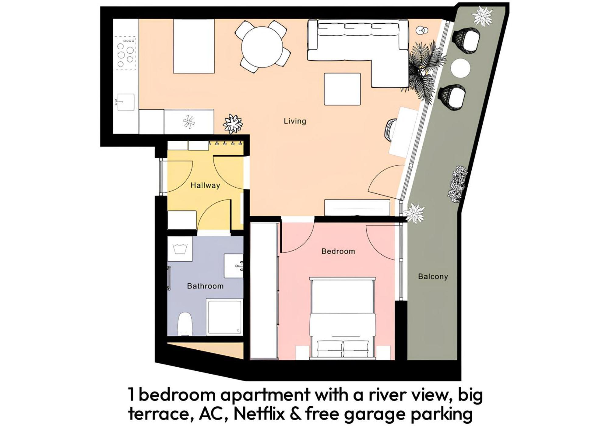 Fully Equipped Apartments With Terraces, Free Garage Parking, Netflix & Ac - By Apartmany Slapanice Cz Buitenkant foto